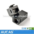 Адаптер адаптера Inline Coupler с разъемами AMP RJ45 / модульный разъем для печатных плат